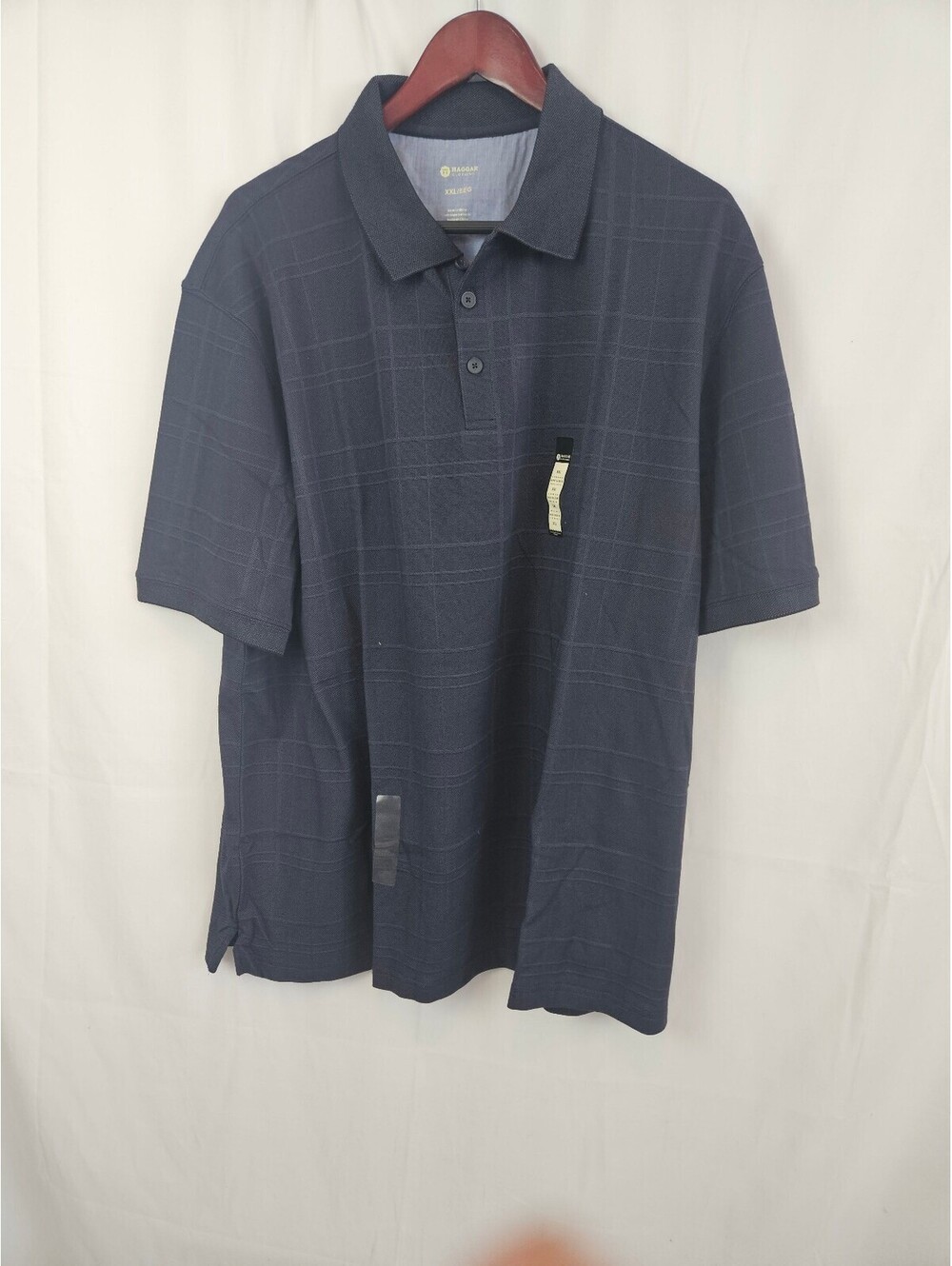 Haggar XXL Short Sleeve Polo Shirt in Coal NWT